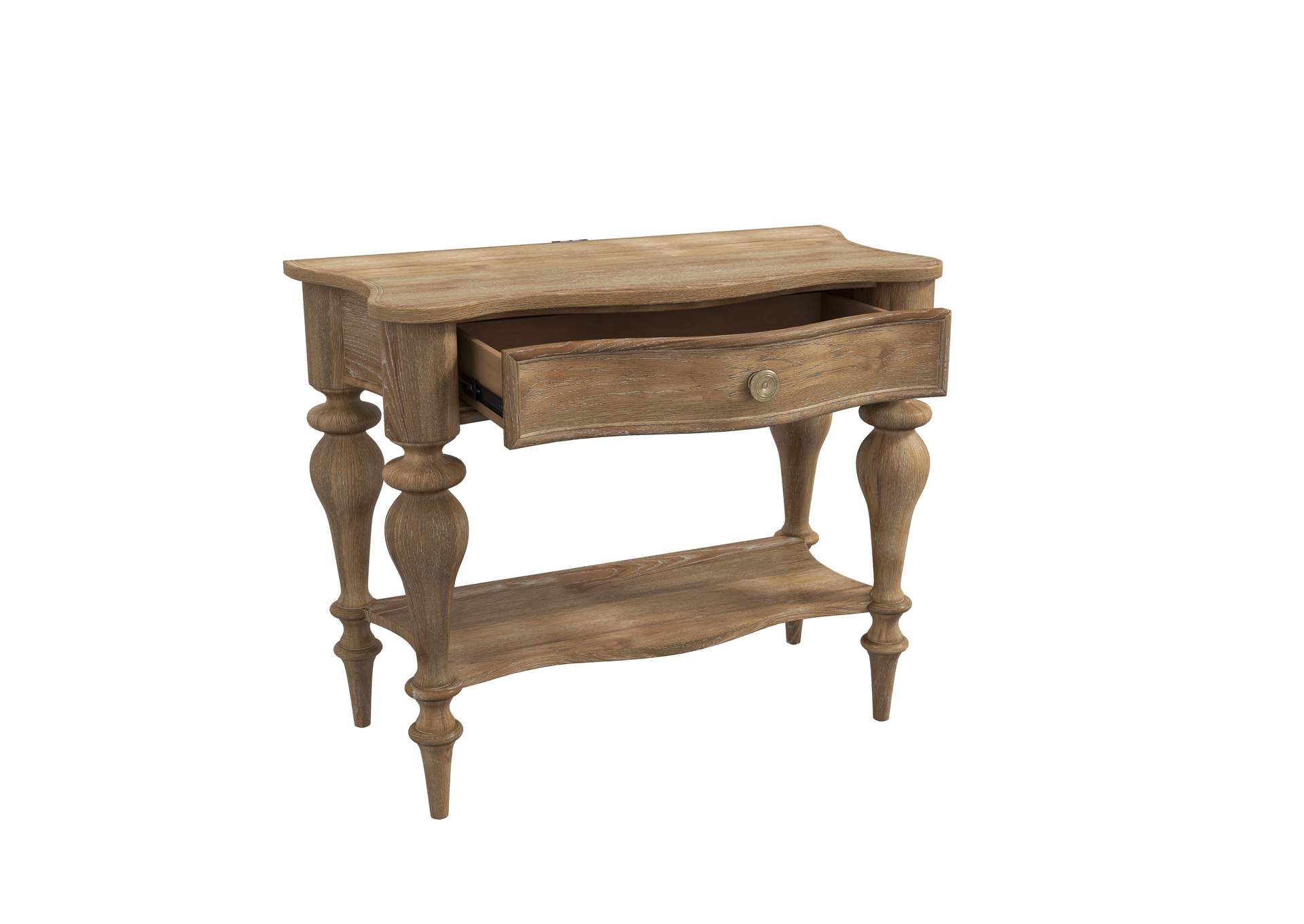 Weston Hills Bedside Table with Storage Drawer,Pulaski Furniture