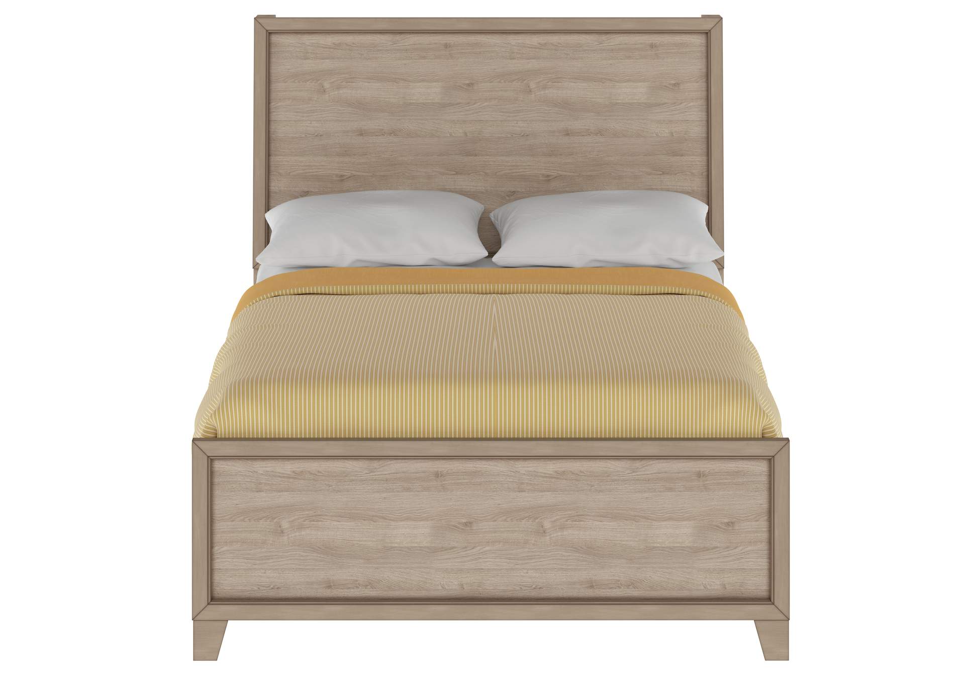 Kids Full Panel Bed in River Birch Brown,Pulaski Furniture