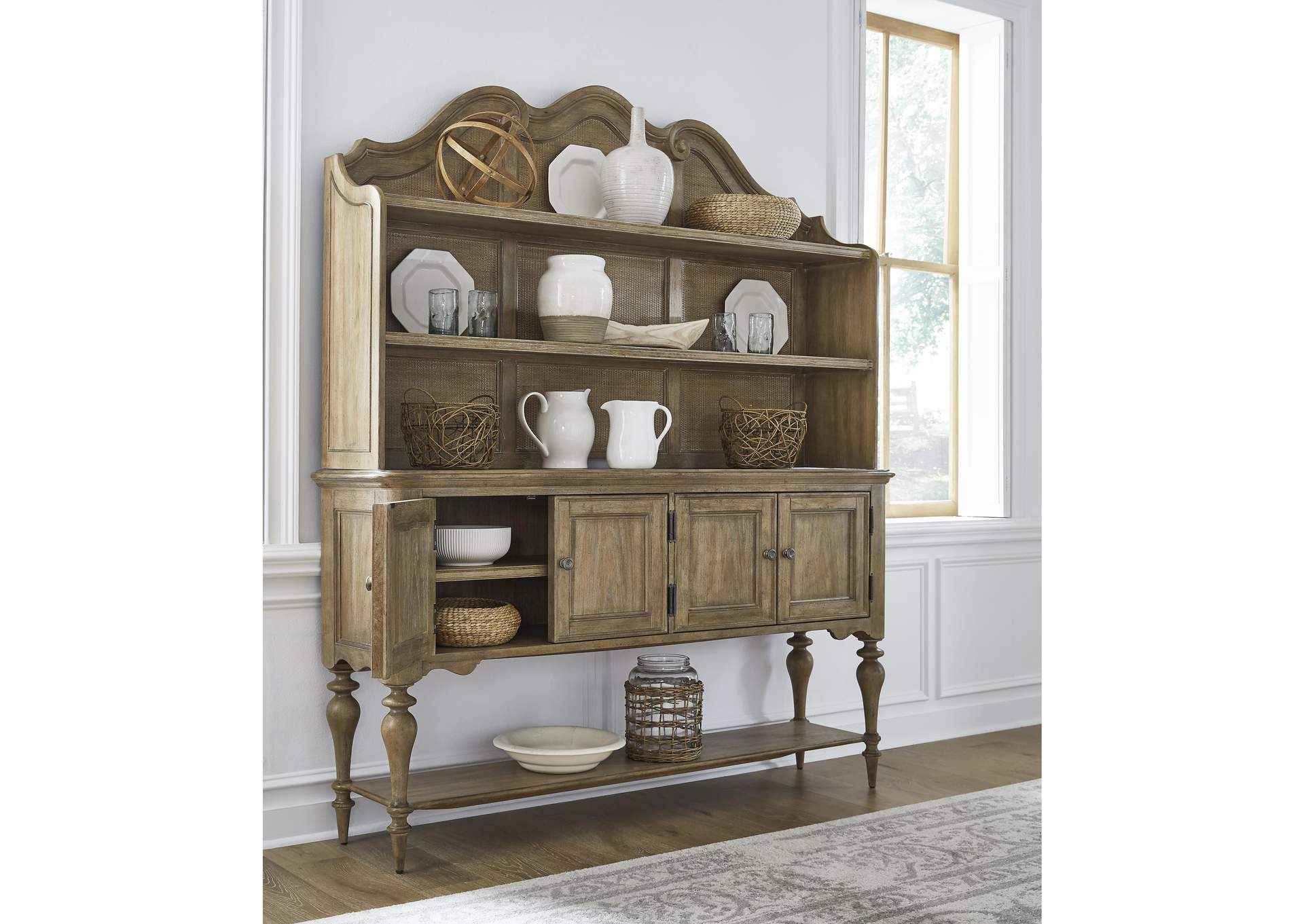 Weston Hills Sideboard and Hutch,Pulaski Furniture