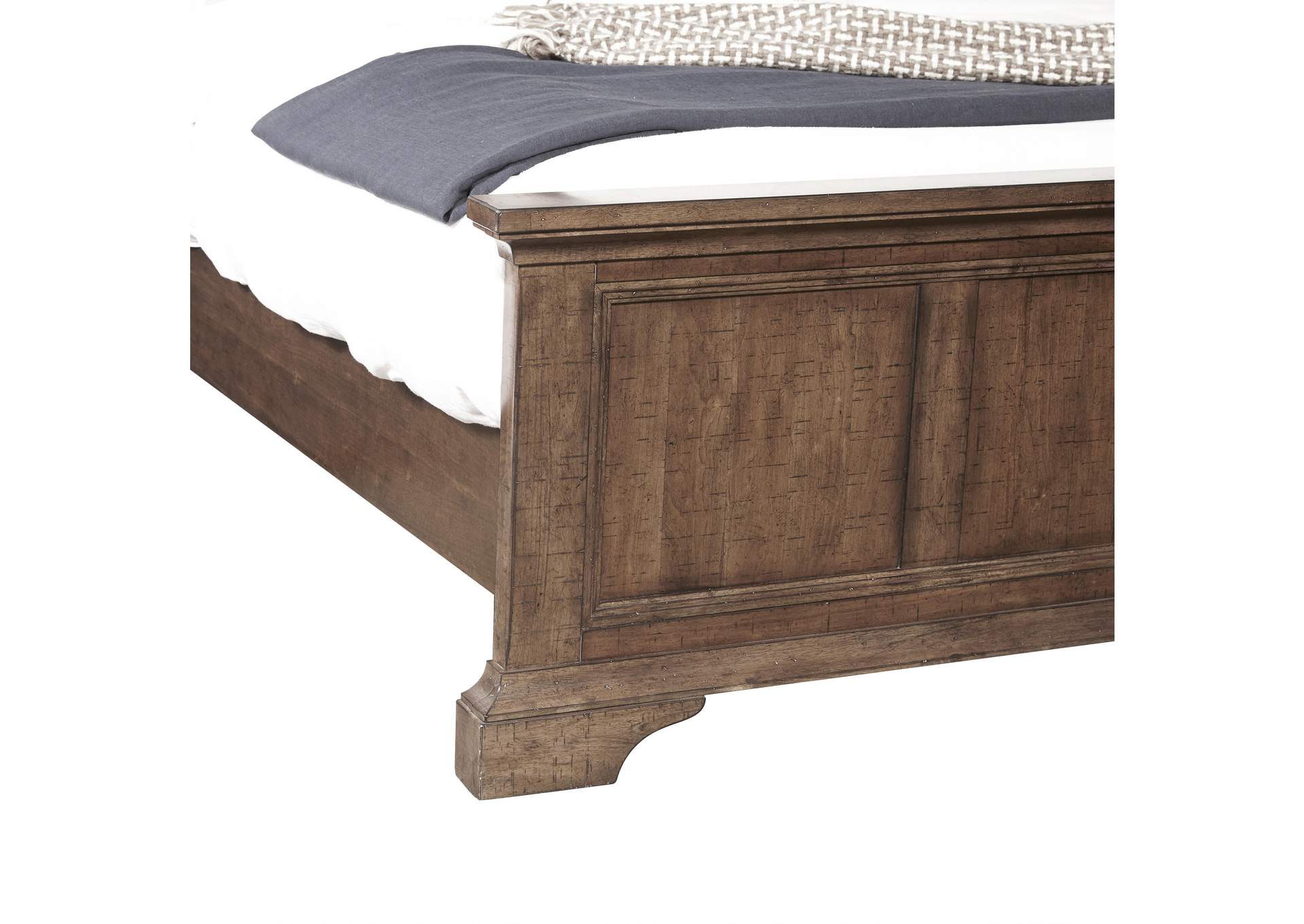 Cherry Hill Queen Panel Bed,Pulaski Furniture