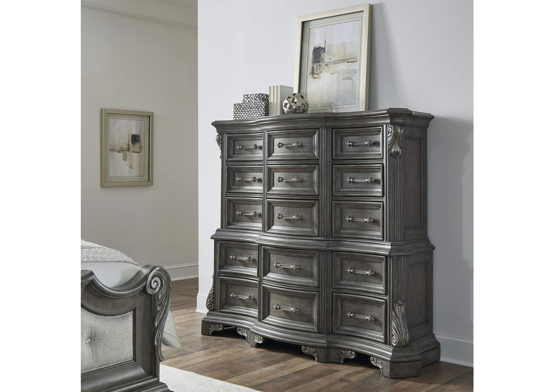 Vivian 15 Drawer Master Chest,Pulaski Furniture