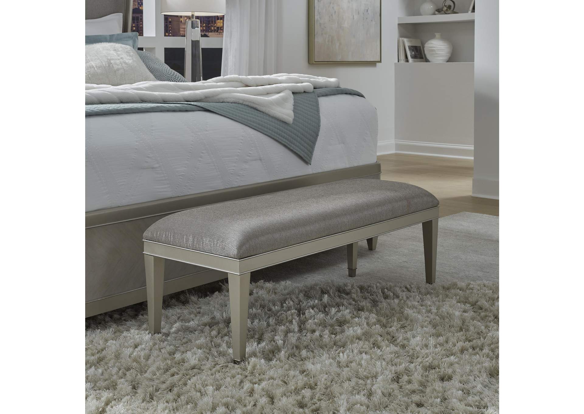 Zoey Upholstered Bed Bench,Pulaski Furniture