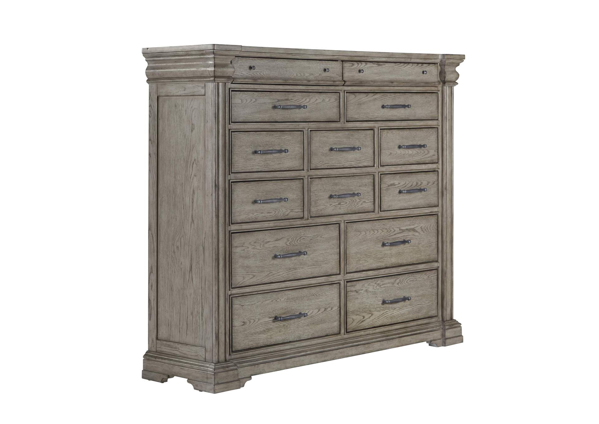 Madison Ridge 14 Drawer Master Chest in Heritage Taupe,Pulaski Furniture