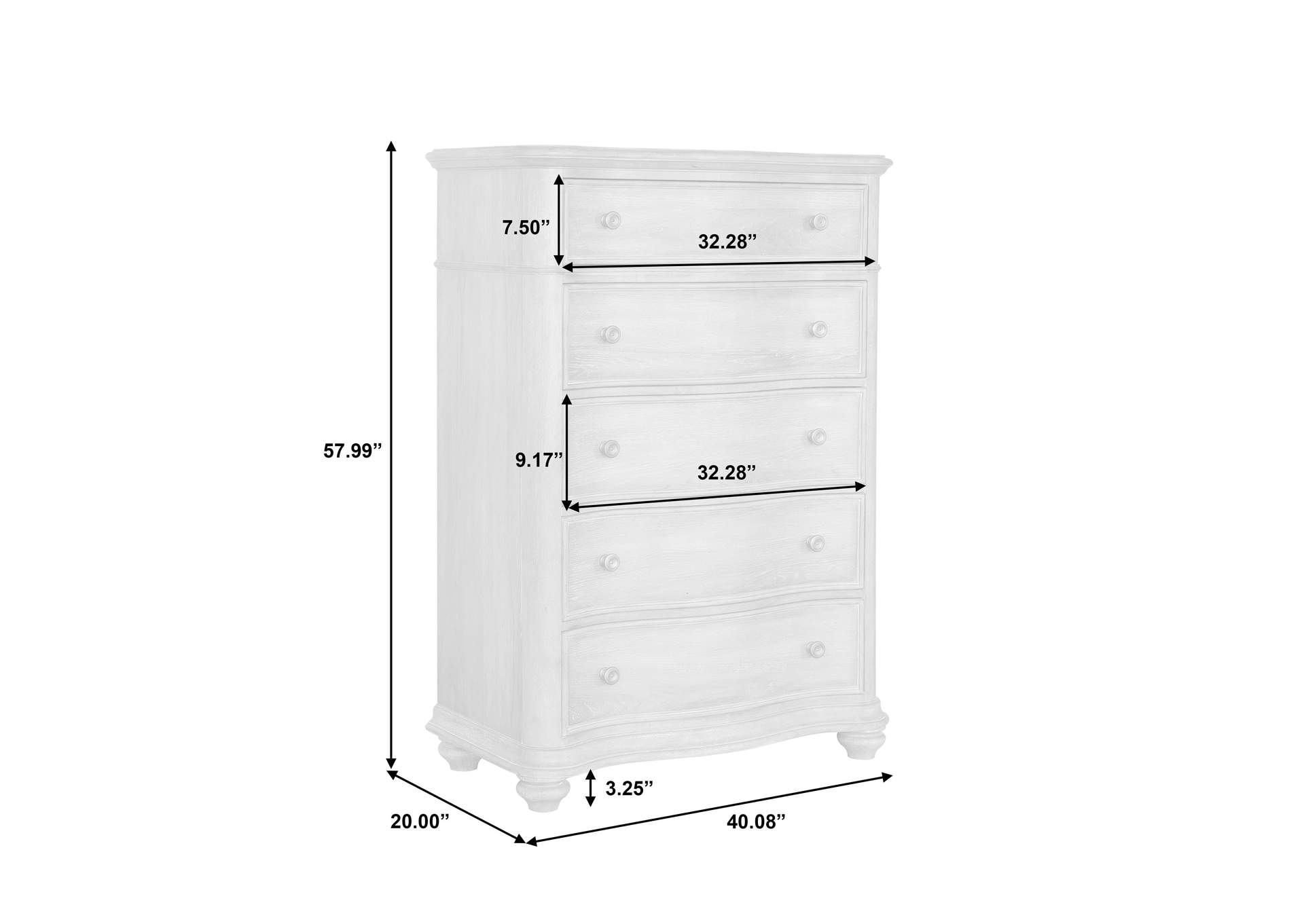 Weston Hills 5 Drawer Chest,Pulaski Furniture