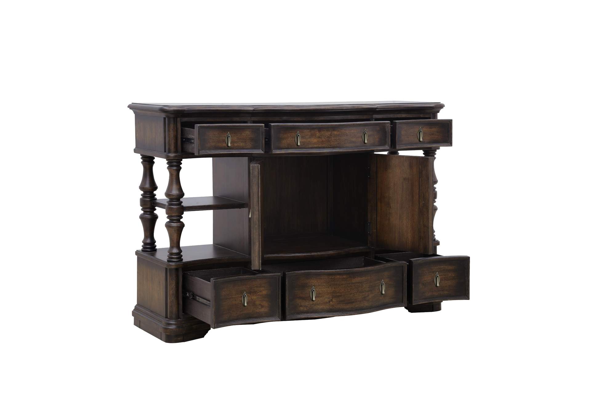 Cooper Falls 6-Drawer Server with Cabinet,Pulaski Furniture