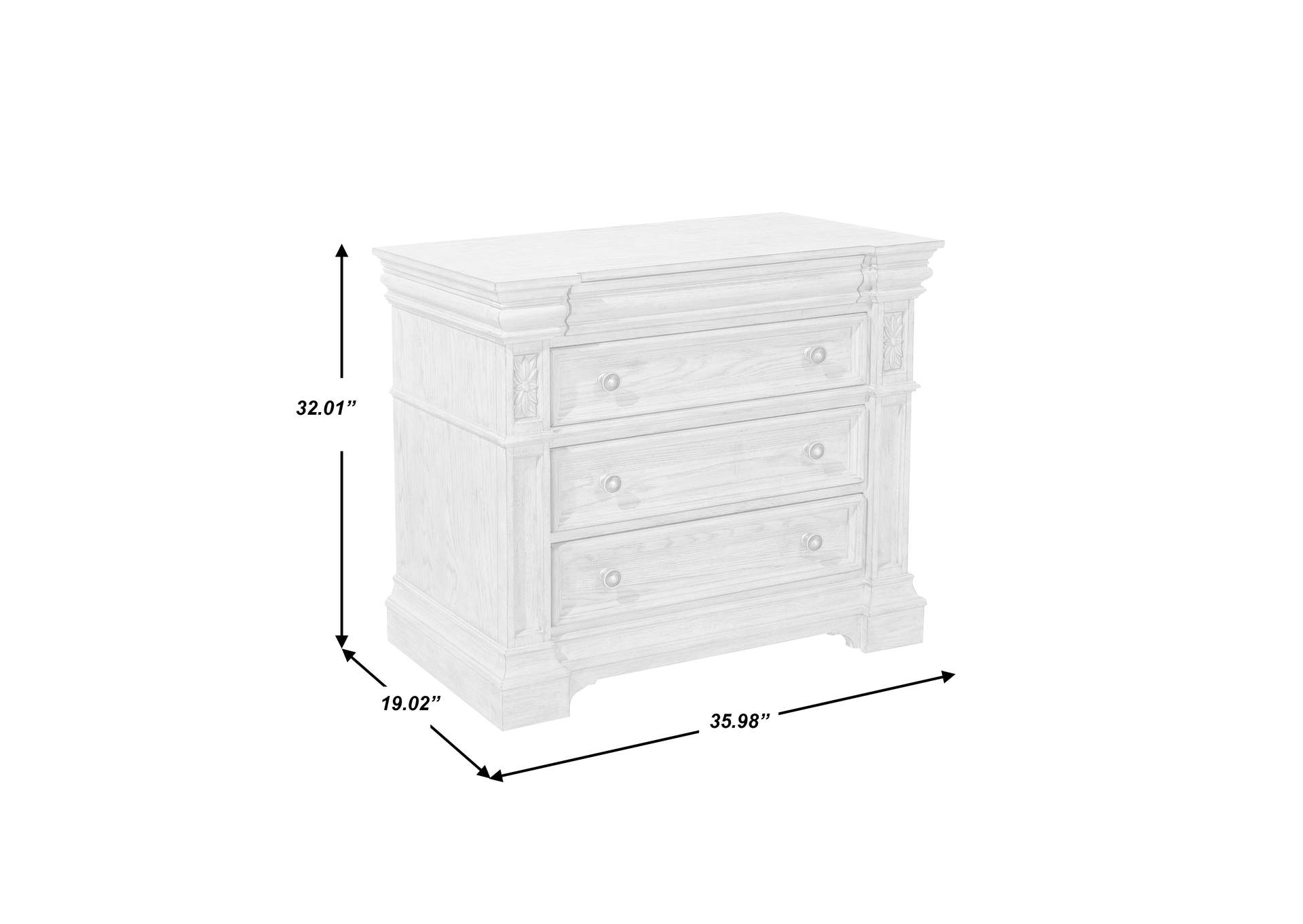 Kingsbury 4 Drawer Bachelor's Chest,Pulaski Furniture