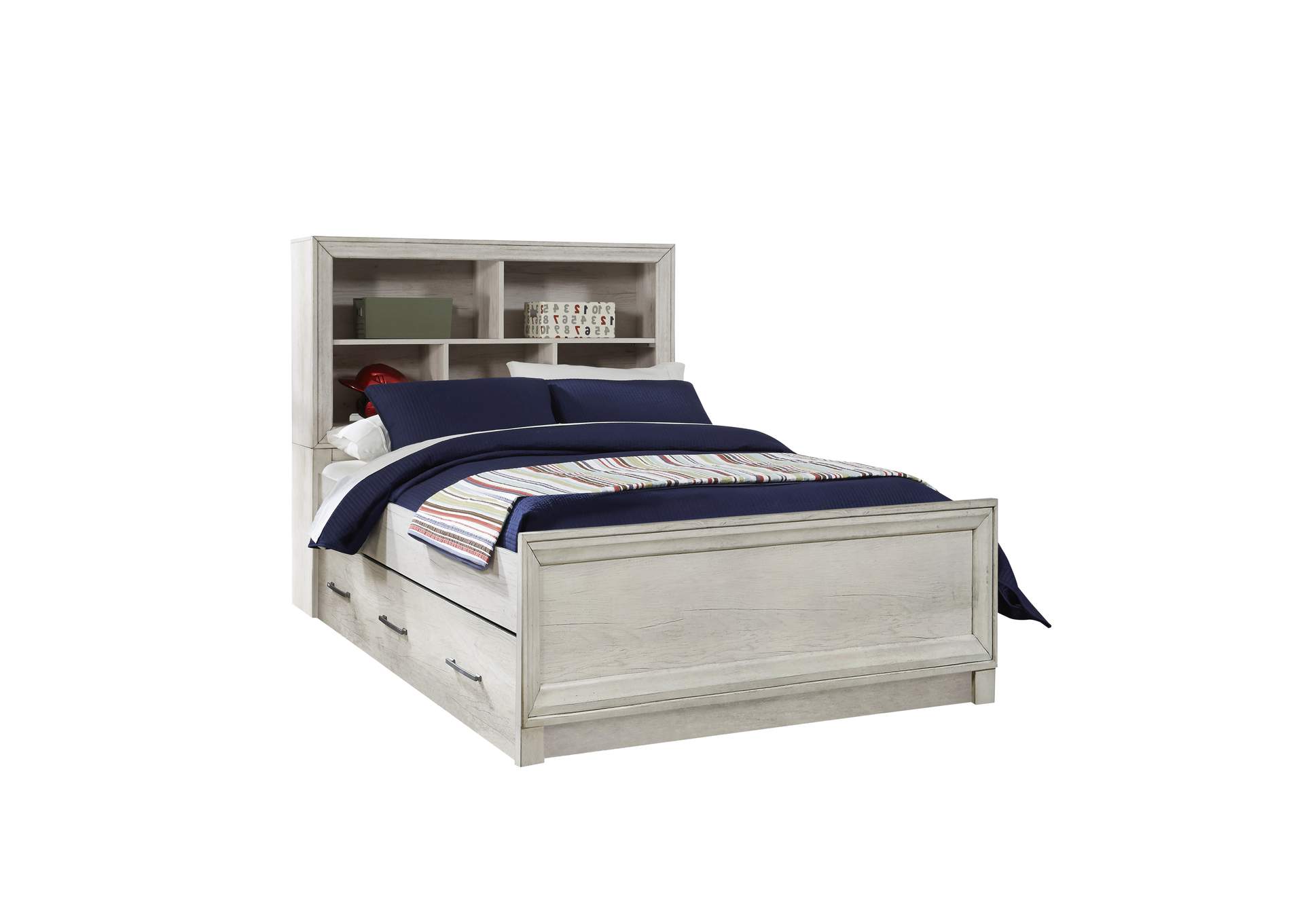 Riverwood Twin Bookcase Panel Bed with Trundle,Pulaski Furniture