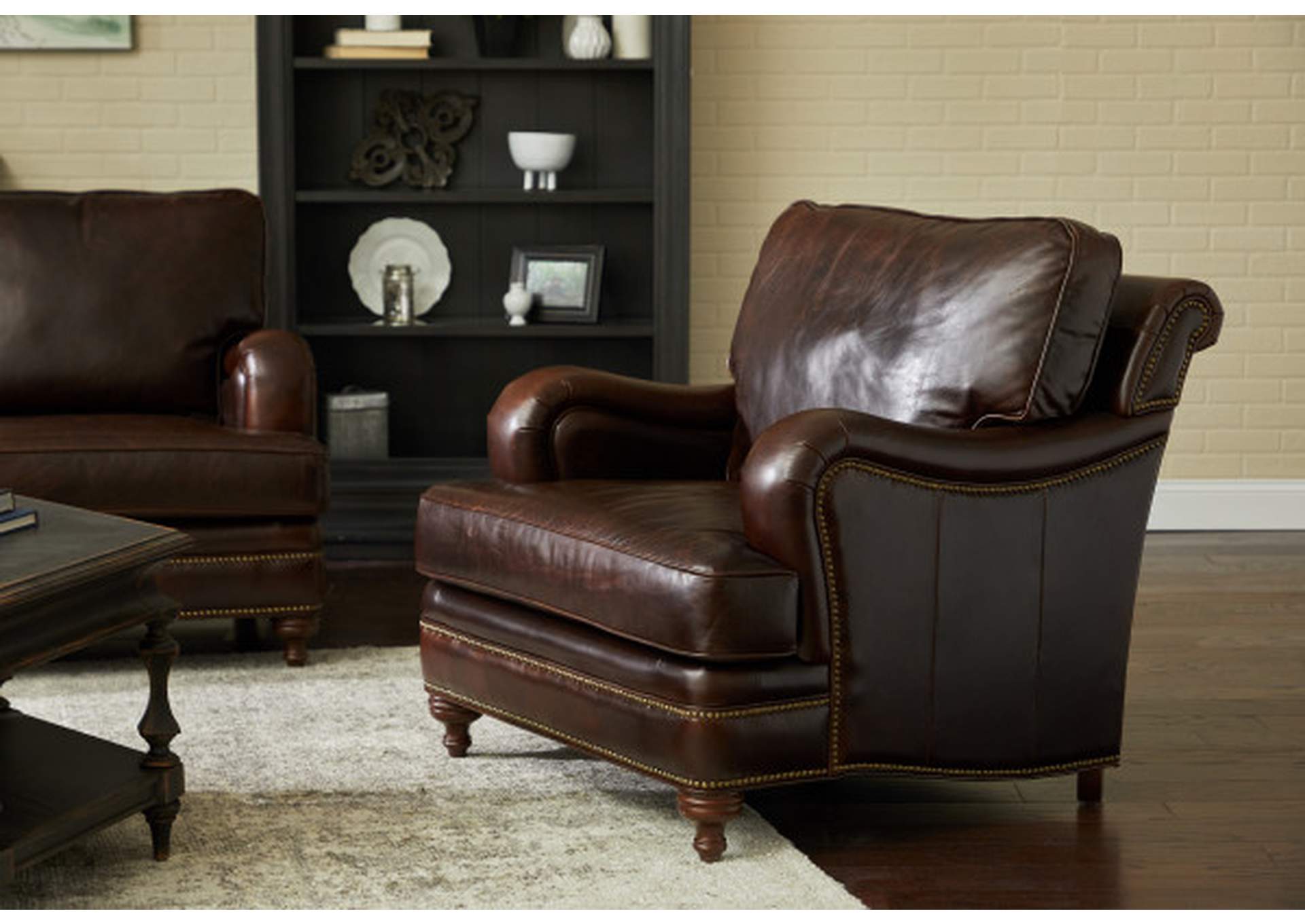 Oliver Matching Chair in Espresso,Pulaski Furniture