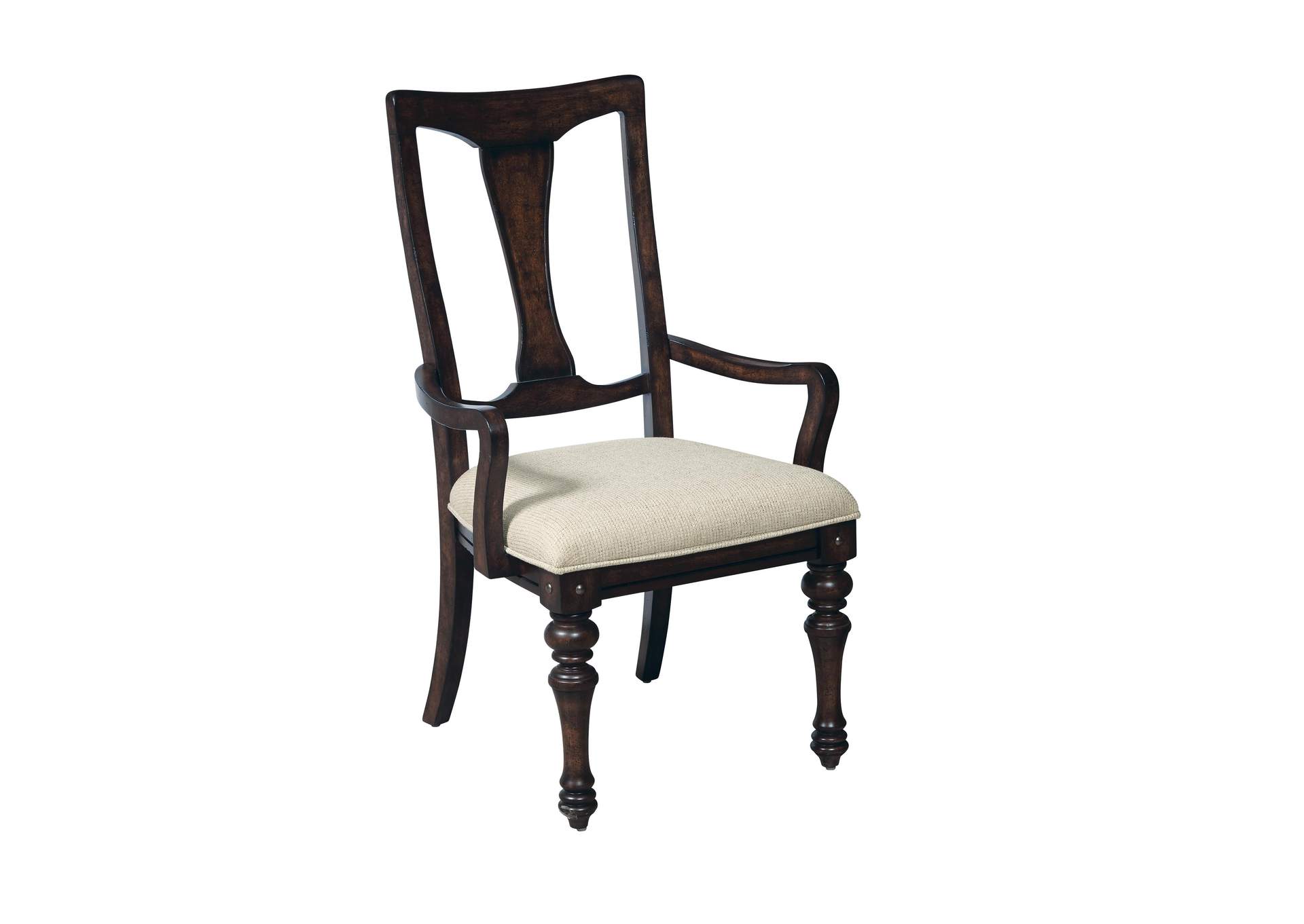 Cooper Falls Wood Back Arm Chair,Pulaski Furniture