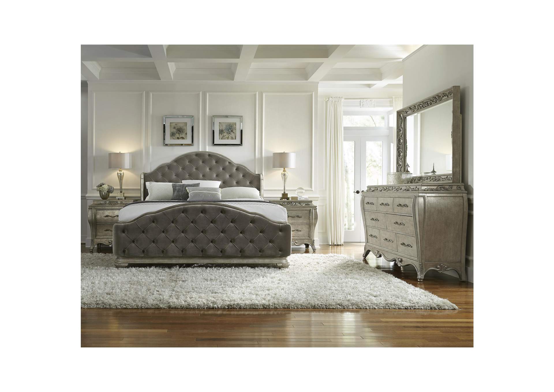 Pulaski Rhianna 5 Piece King Bedroom Set,Pulaski Furniture