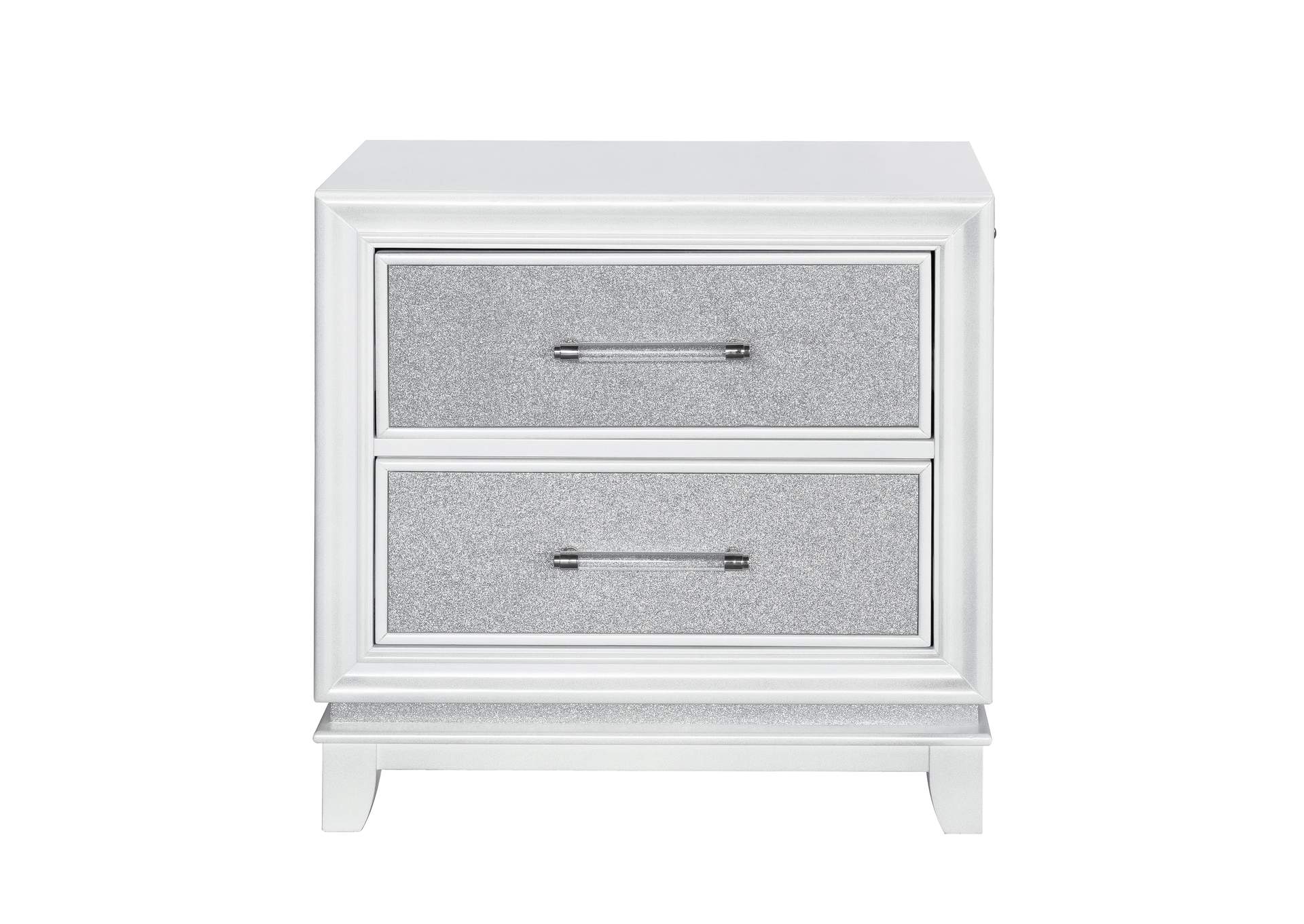 Starlight 2 Drawer Nightstand with LED Lights,Pulaski Furniture