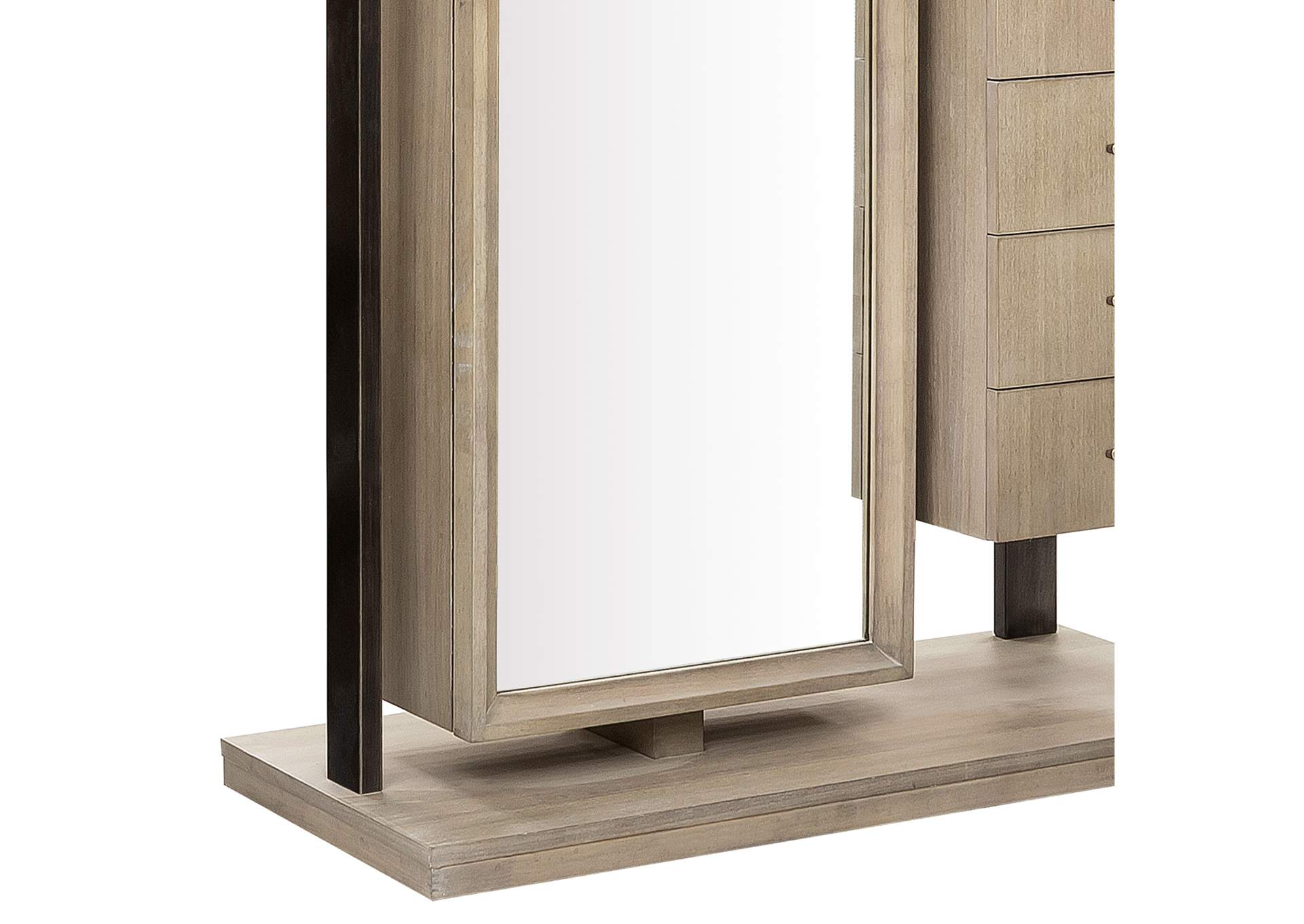 Mirror Semanier with Storage,Pulaski Furniture