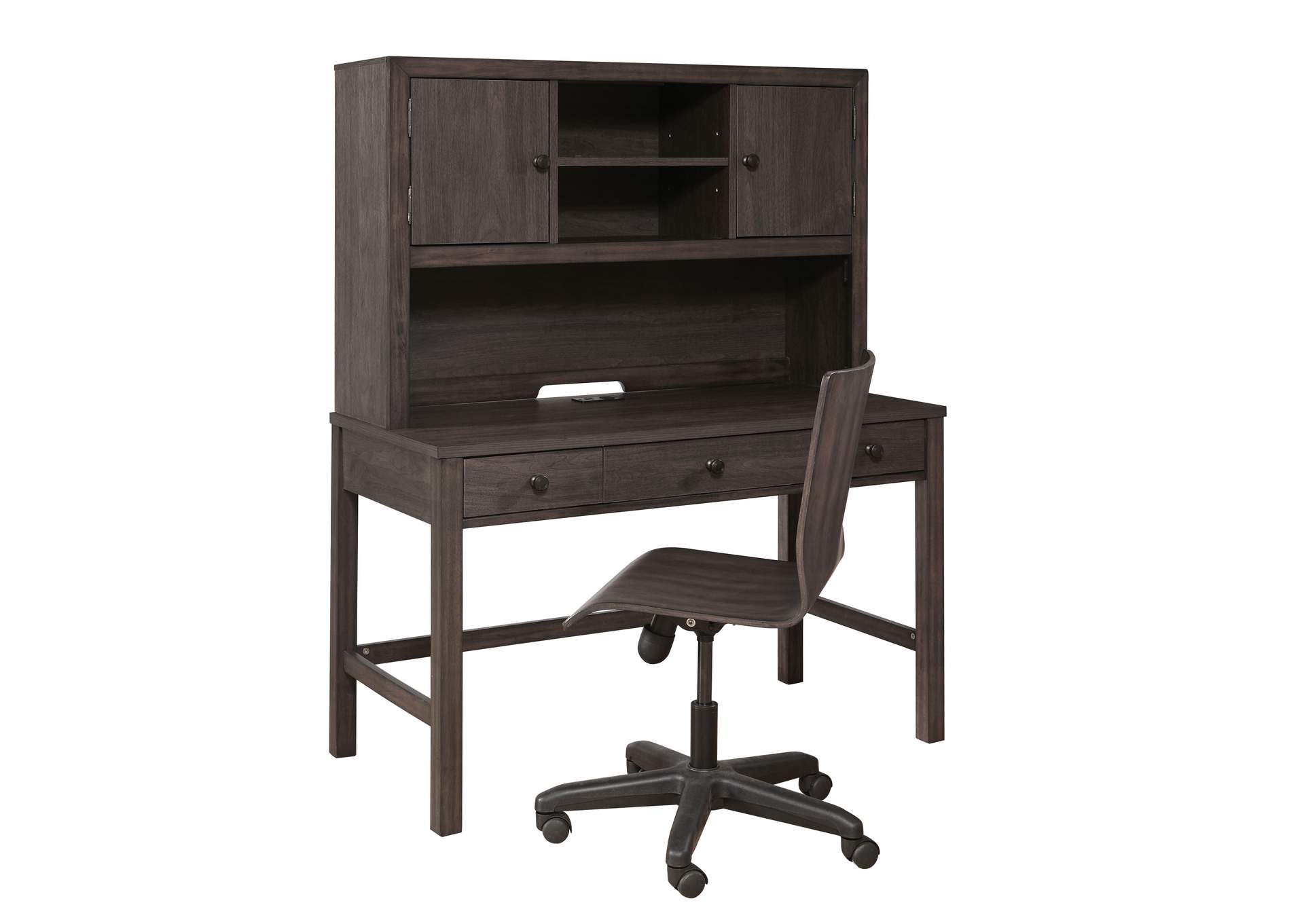 Youth Bedroom Desk Chair in Espresso Brown,Pulaski Furniture