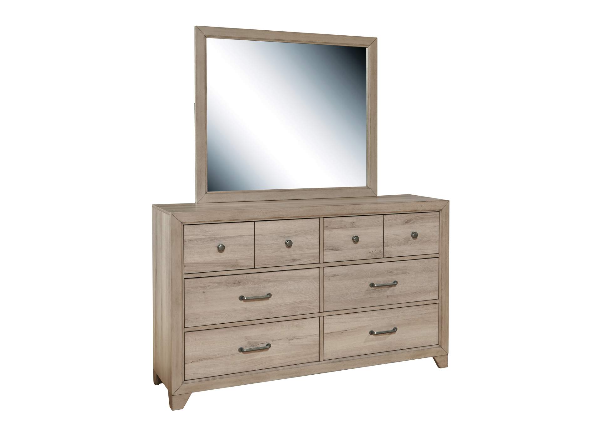 Kids Six Drawer Dresser in River Birch Brown,Pulaski Furniture