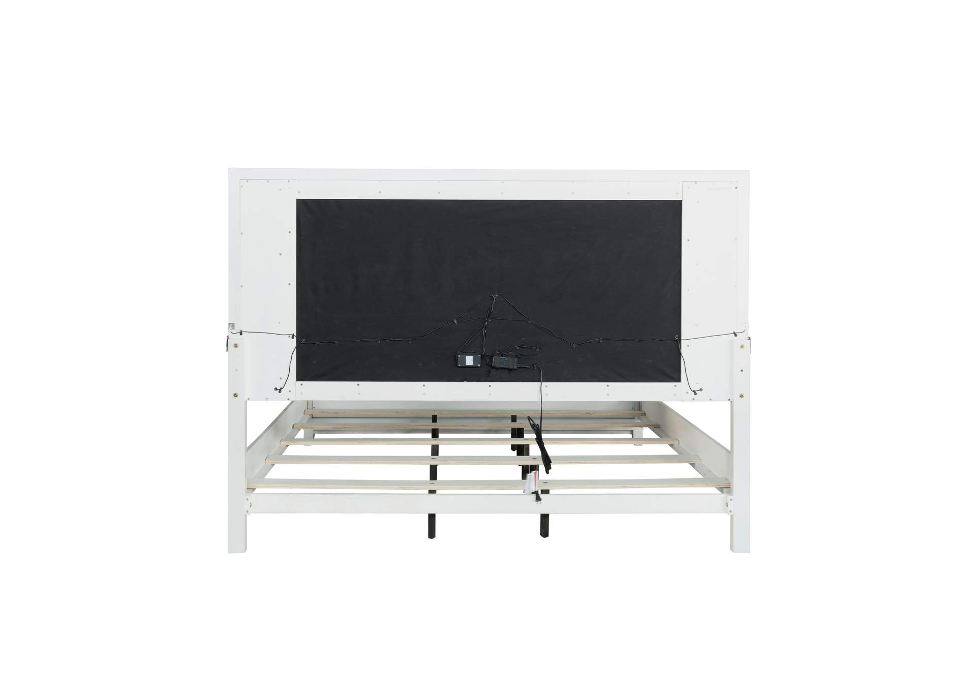 Starlight Queen Upholstered Panel Bed with LED Lights,Pulaski Furniture