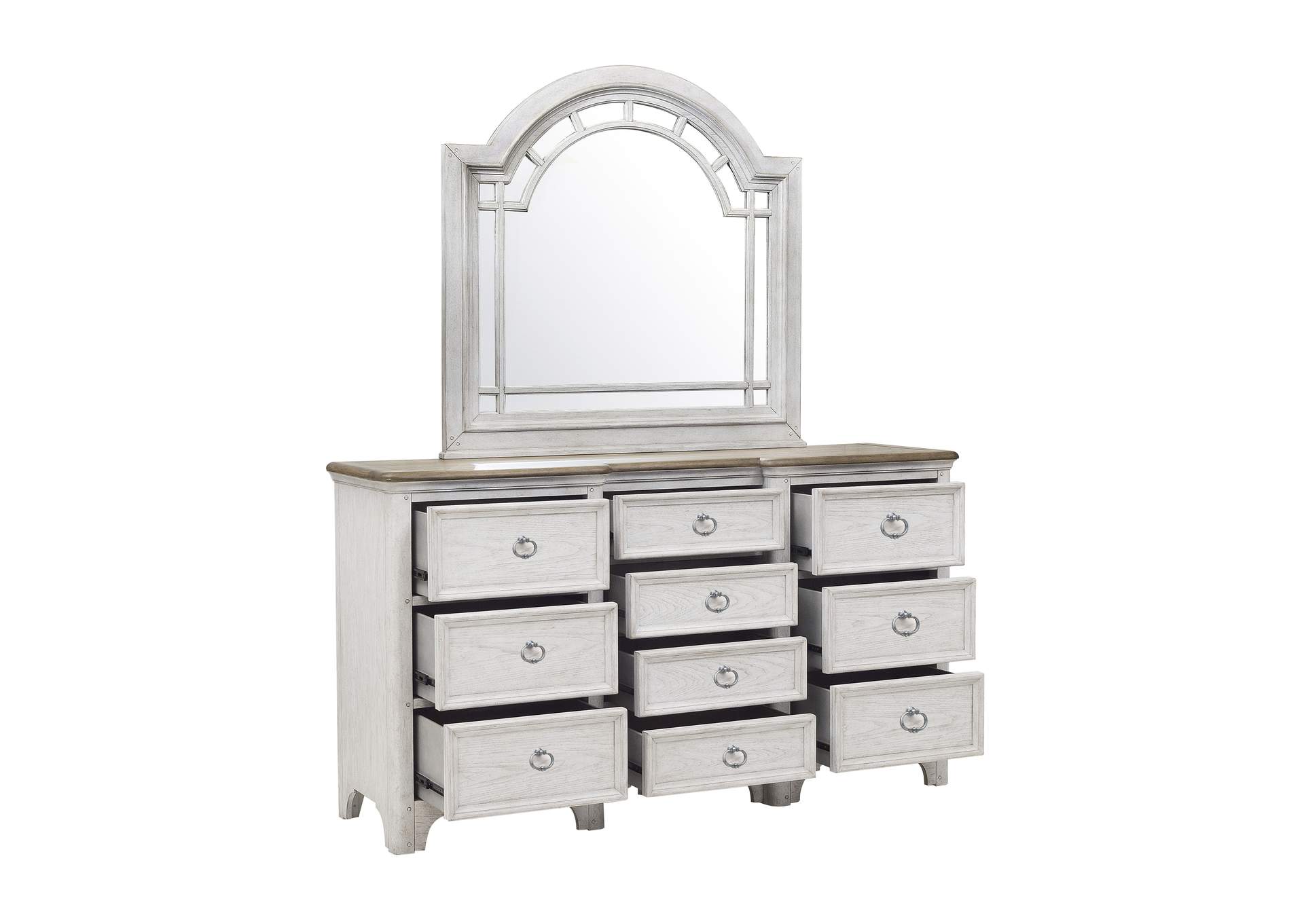 Glendale Estates Dresser & Mirror,Pulaski Furniture