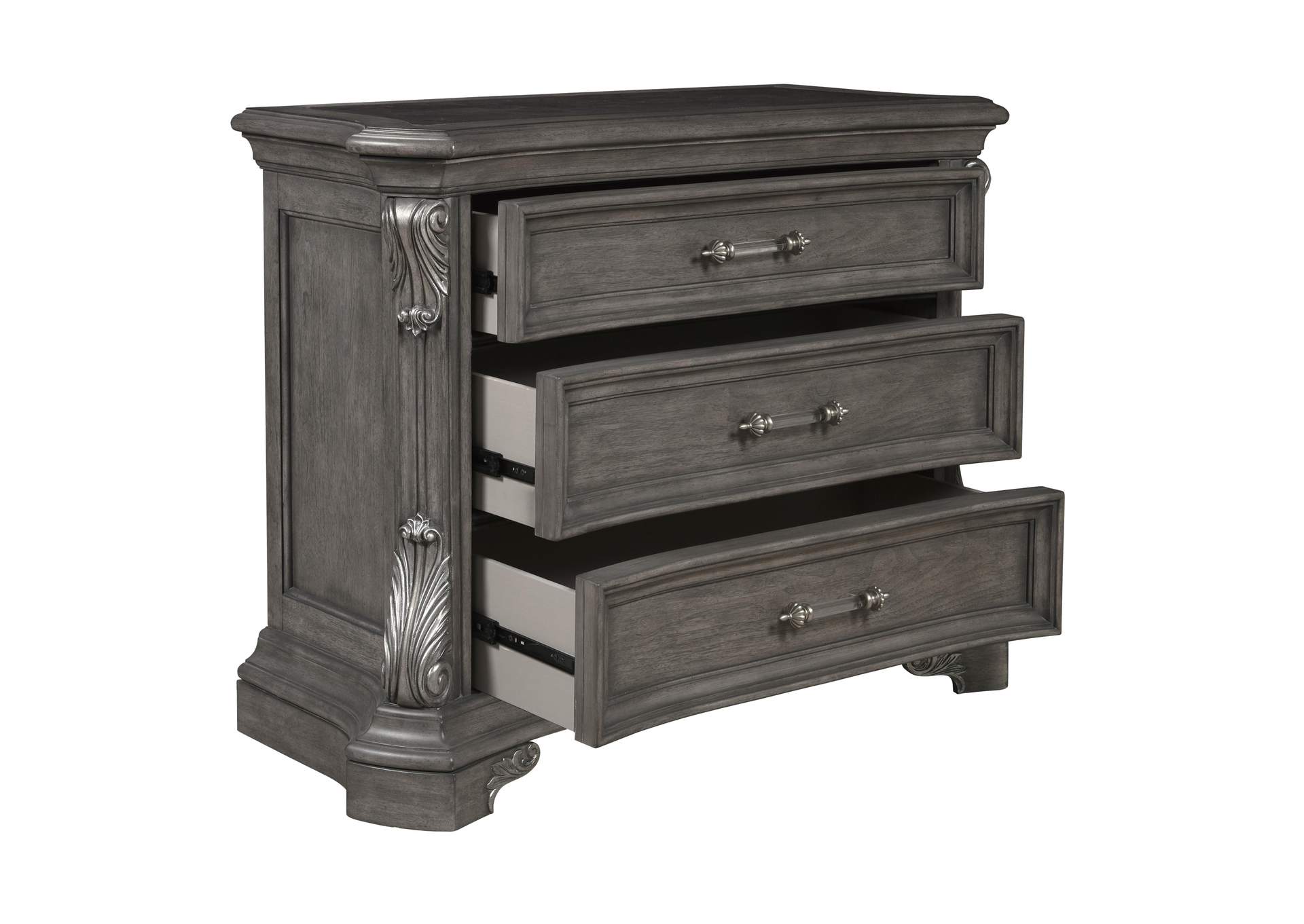 Vivian 3 Drawer Bedside Chest,Pulaski Furniture