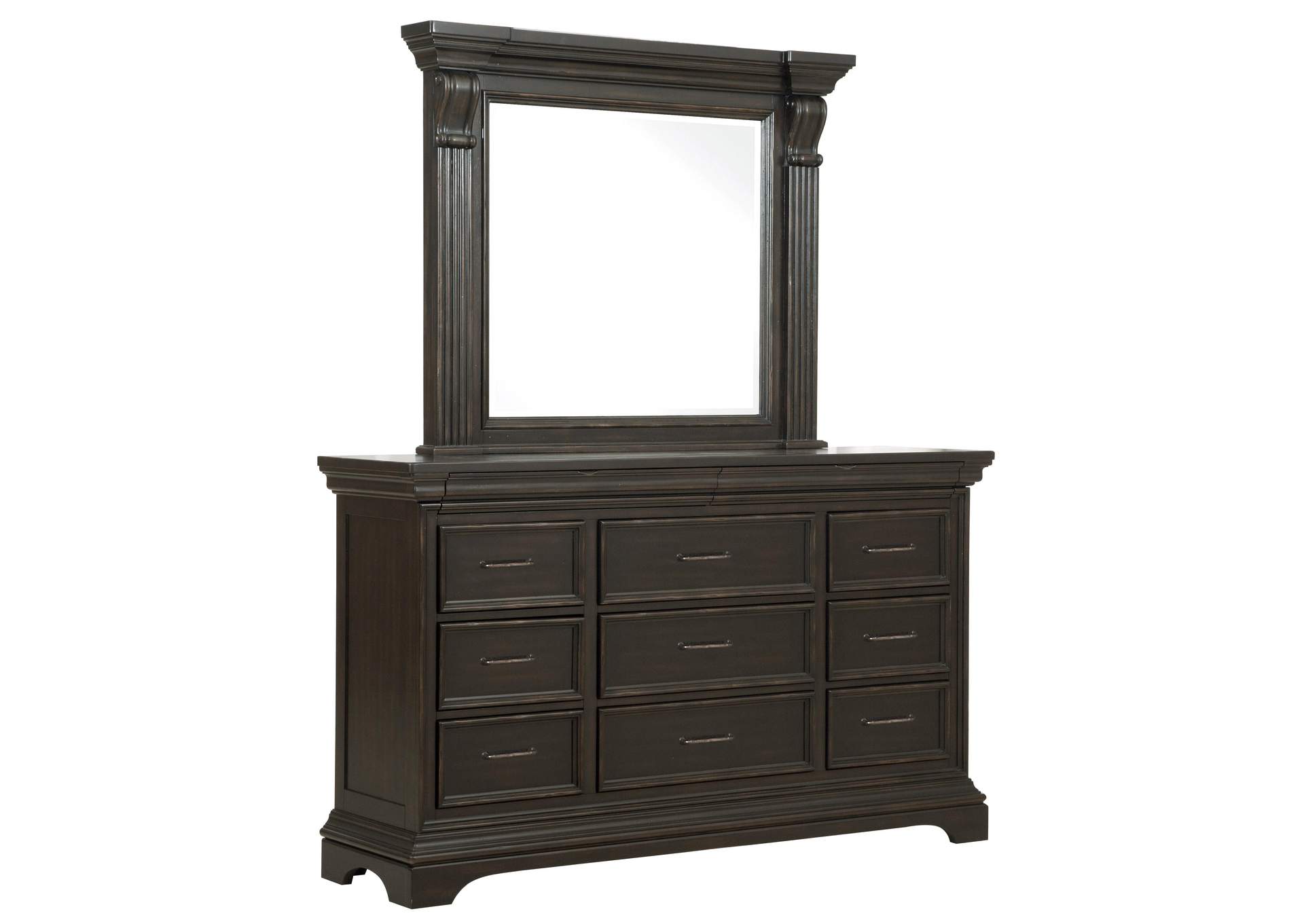 Caldwell Dresser/Mirror,Pulaski Furniture