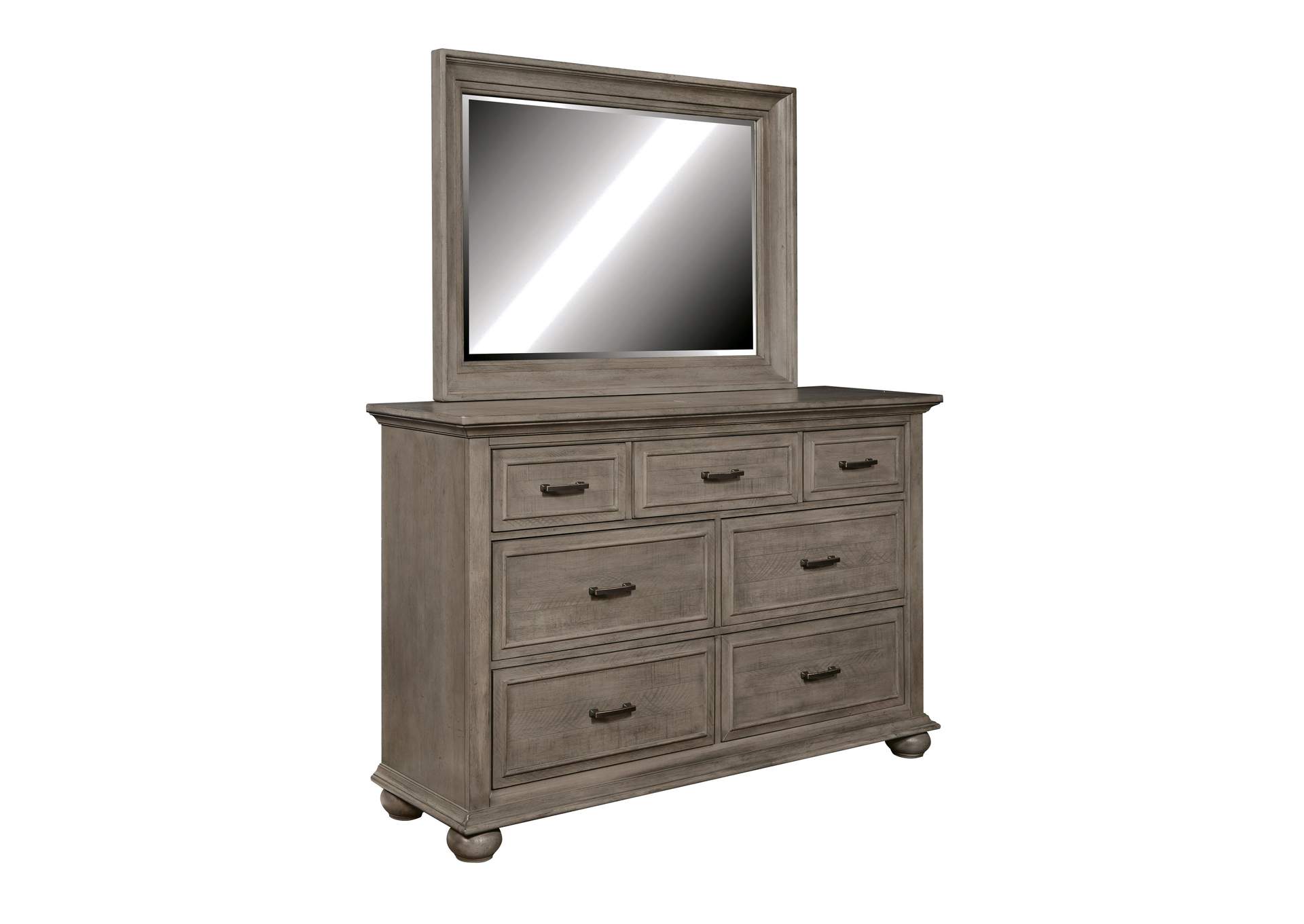 Chatham Park 7 Drawer Dresser with Mirror,Pulaski Furniture