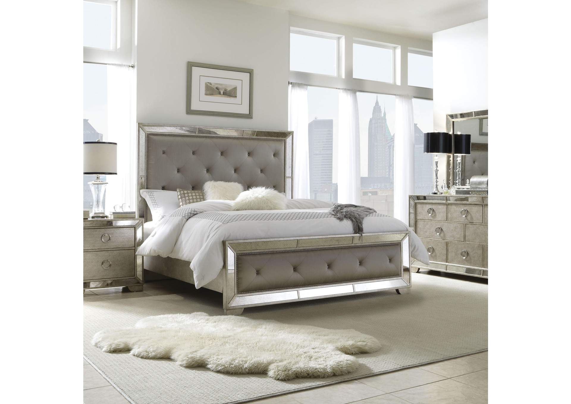 Farrah King Bed,Pulaski Furniture