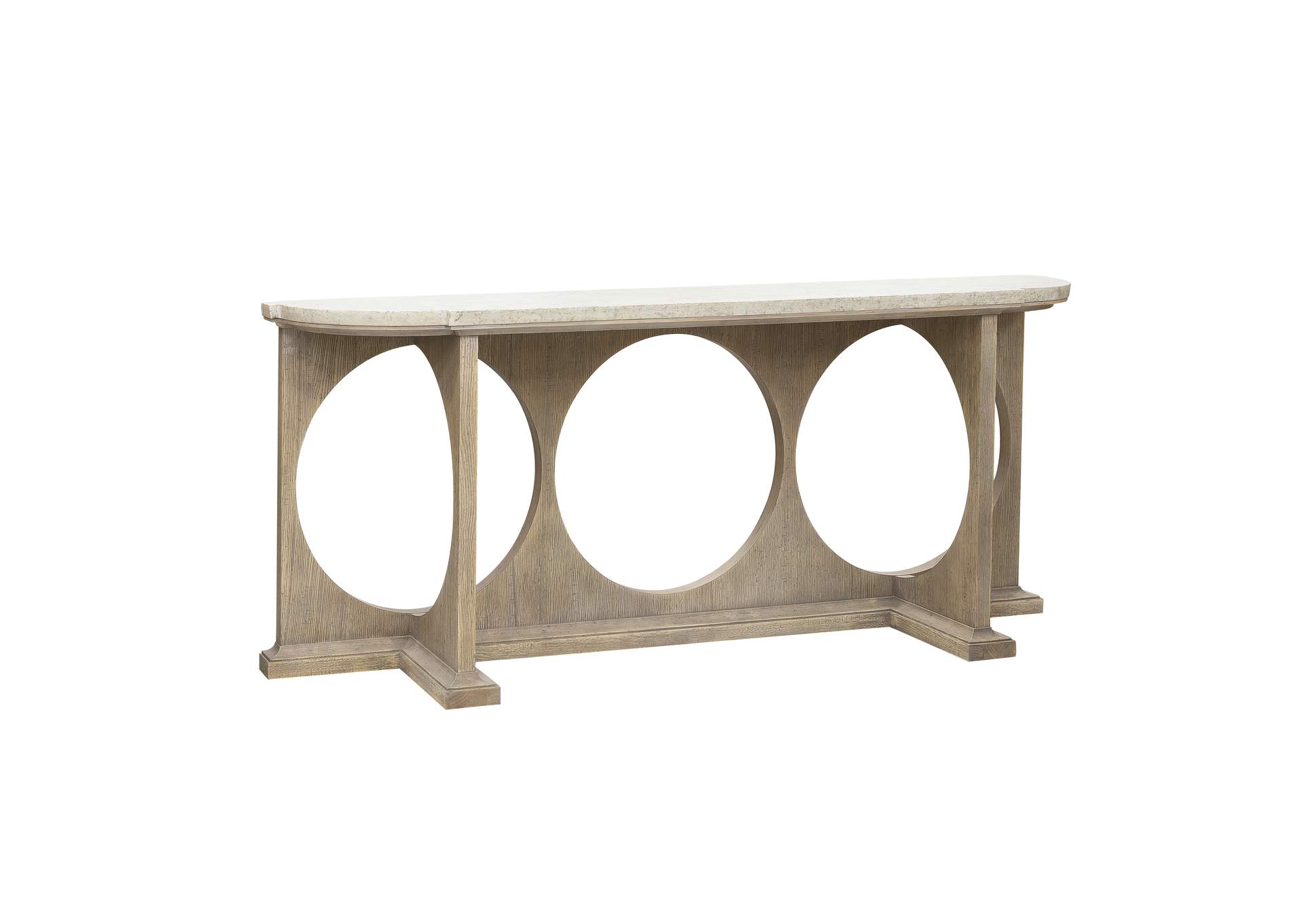 Modern Entryway Console Table with Concrete Top,Pulaski Furniture