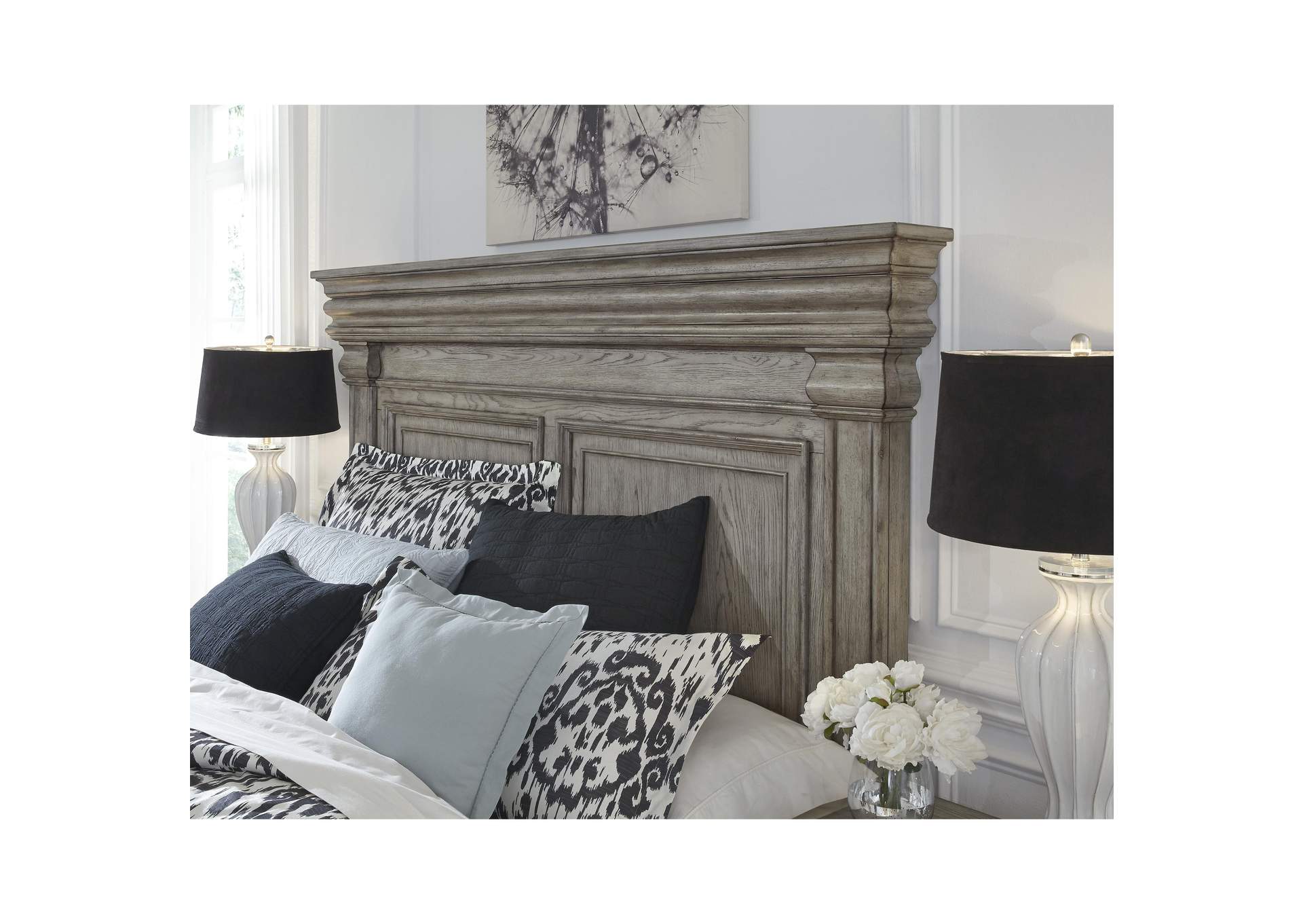 Madison Ridge California King Panel Bed in Heritage Taupe,Pulaski Furniture