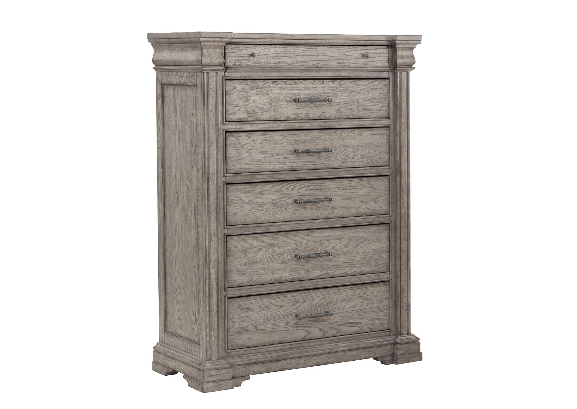 Madison Ridge 6 Drawer Chest in Heritage Taupe,Pulaski Furniture