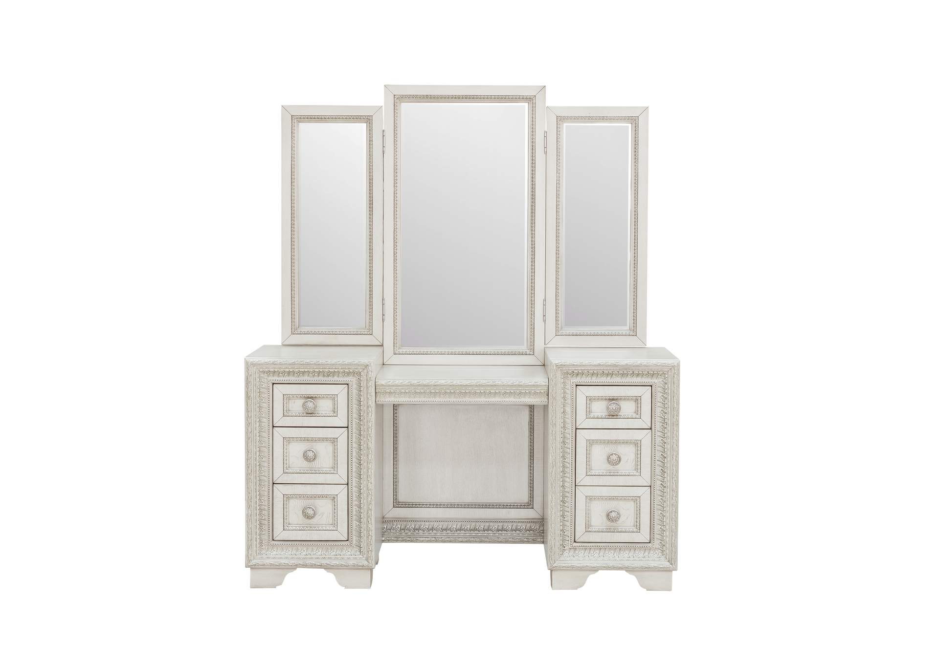 Camilla Vanity & Mirror & Stool,Pulaski Furniture