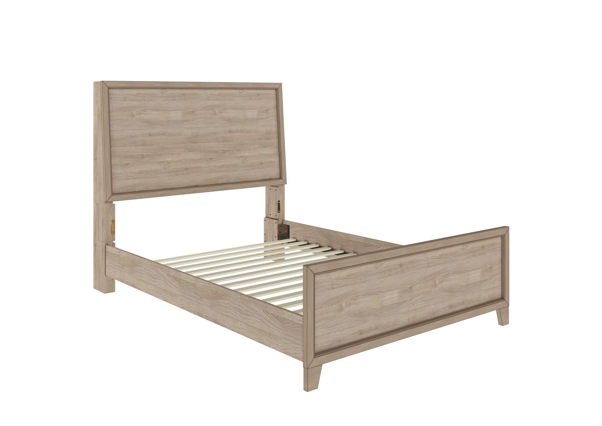 Kids Full Panel Bed in River Birch Brown,Pulaski Furniture