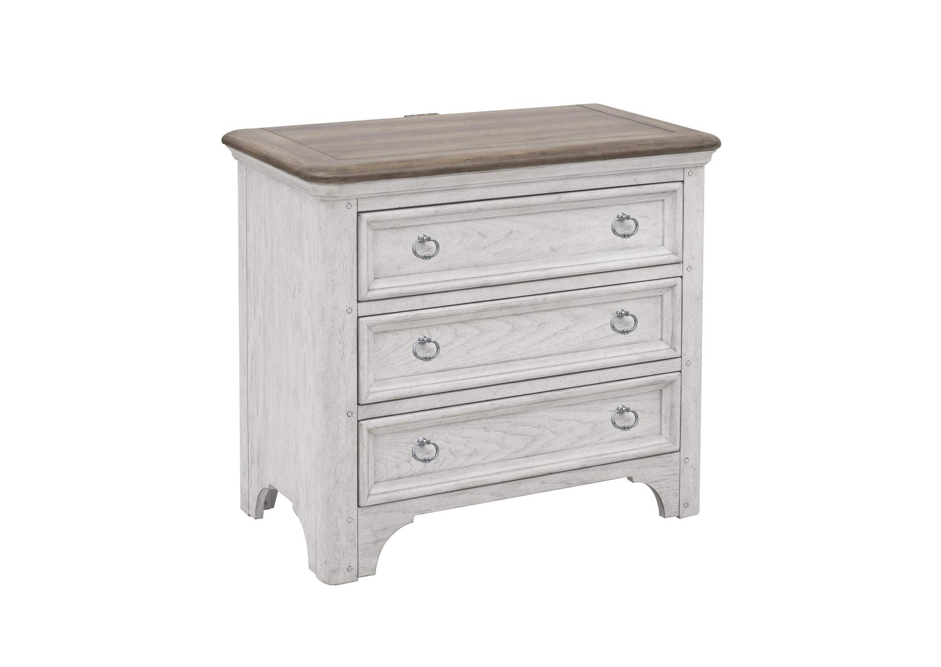 Glendale Estates 3 Drawer USB Charging Nightstand,Pulaski Furniture