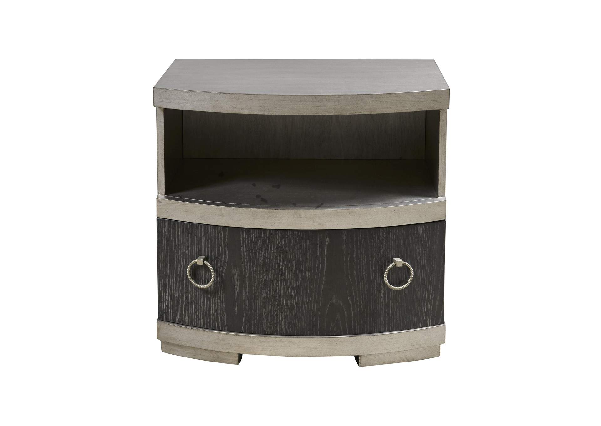 Eve Open Shelf Nightstand with Storage Drawer,Pulaski Furniture