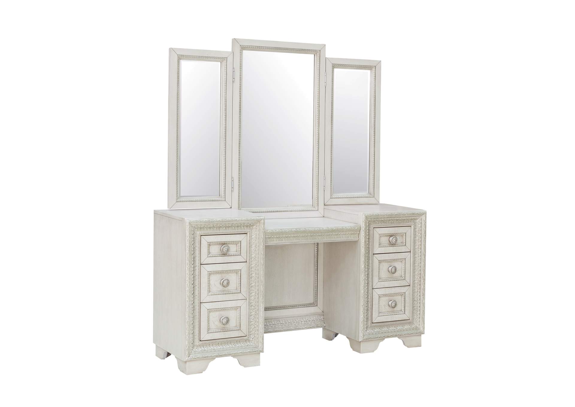 Camilla Vanity & Mirror & Stool,Pulaski Furniture