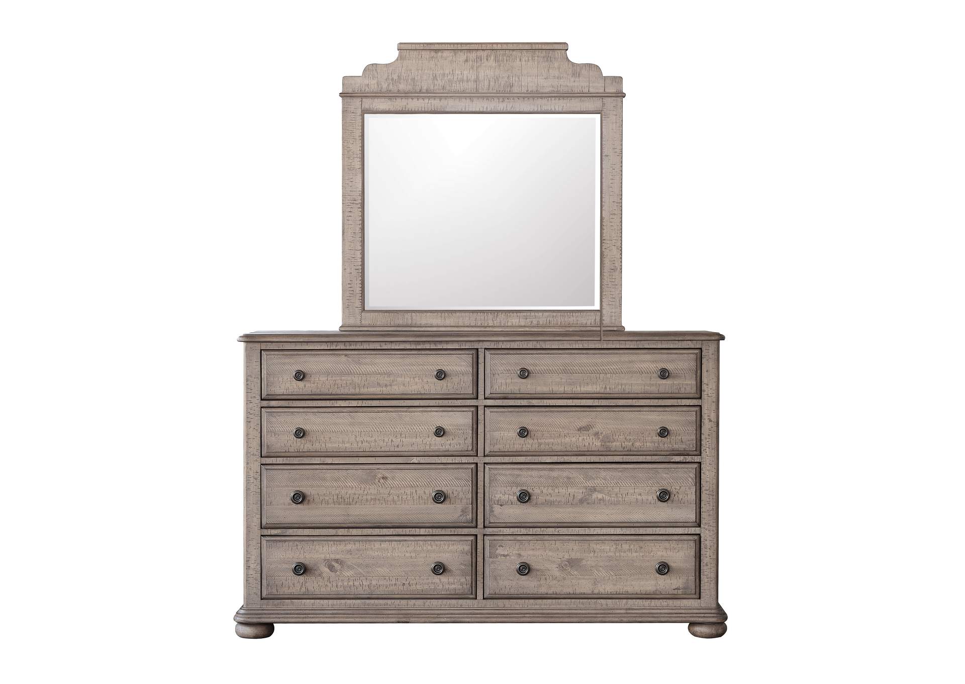 Danbury 8-Drawer Dresser with Mirror,Pulaski Furniture