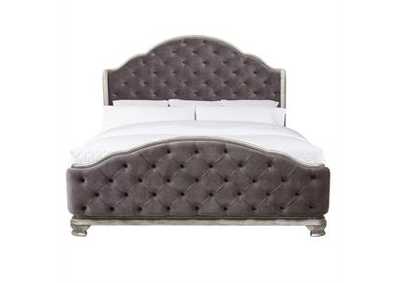 Image for Rhianna Aged Silver King Upholstered Headboard Panel