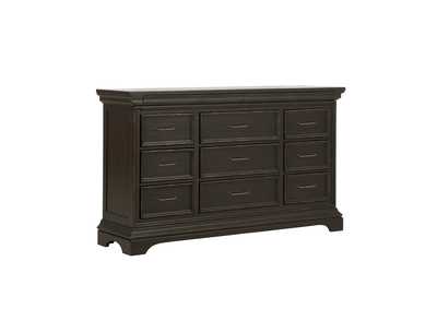 Image for Caldwell Dark Brown Dresser & Mirror