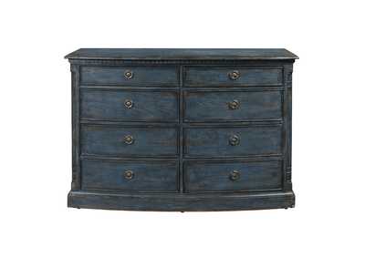 Image for Robin Egg Blue 8 Drawer Dressing Chest