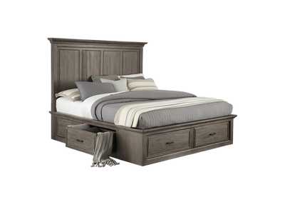 Image for Chatham Park Queen Panel Bed with Storage in Warm Gray