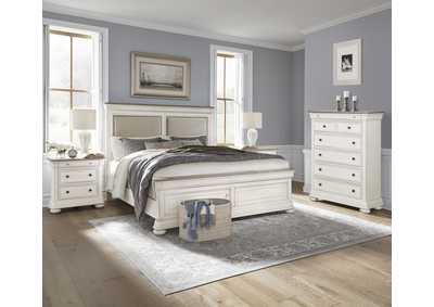 Image for 4 Piece Queen Bedroom Set - White