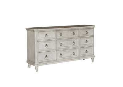 Image for Linen Grace 9 Drawer Dresser