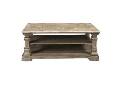 Image for Garrison Cove Stone-Top Cocktail Table