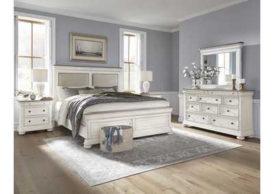 4 Piece King Bedroom Set - White