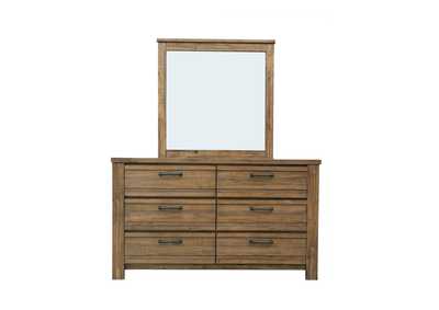 Image for SoHo Six Drawer Dresser with Mirror