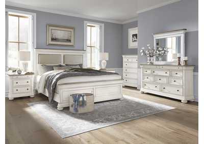 Image for 6 Piece Queen Bedroom Set - White