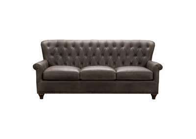 Image for Charlie Tufted Leather Sofa in Heritage Brown