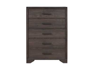 Image for 5 Drawer Kids Chest in Espresso Brown