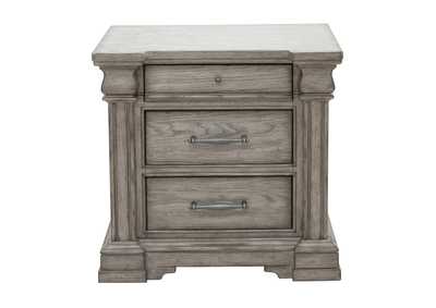 Image for Madison Ridge 3 Drawer Nightstand in Heritage Taupe