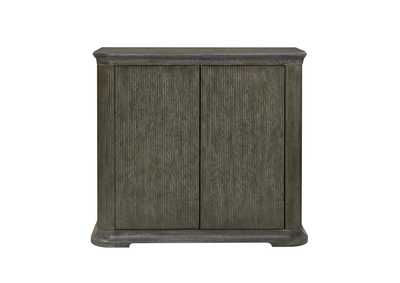 Image for Reeded 2 Door Accent Chest with Shelves