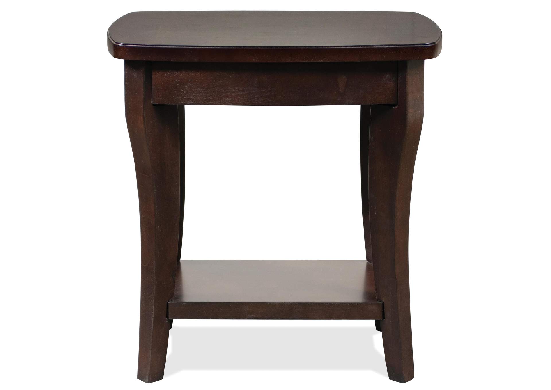Annandale Dark Mahogany Chairside Table,Riverside