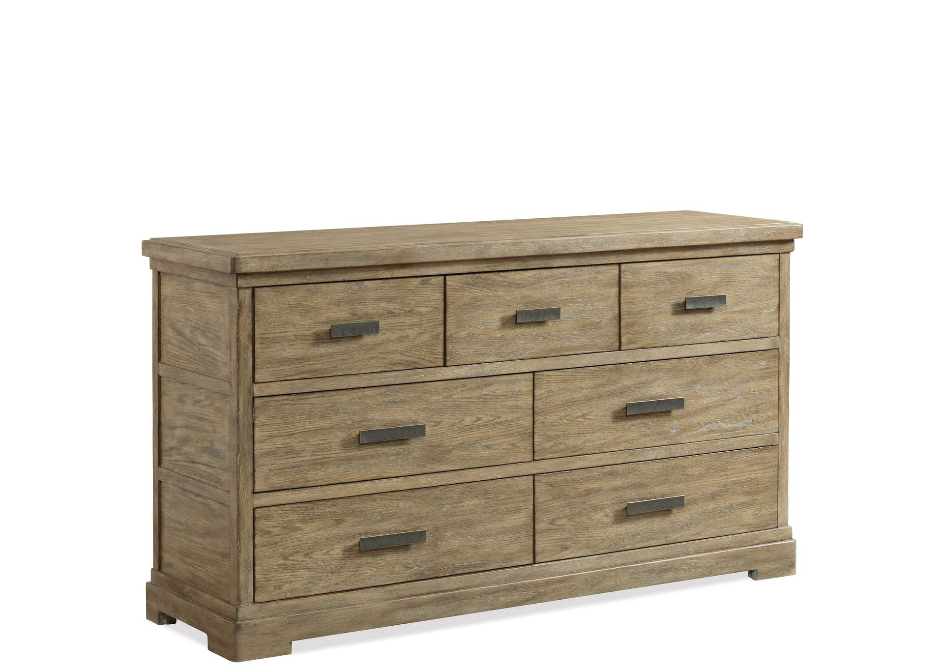 Milton Park Primitive Silk Dresser & Mirror,Riverside