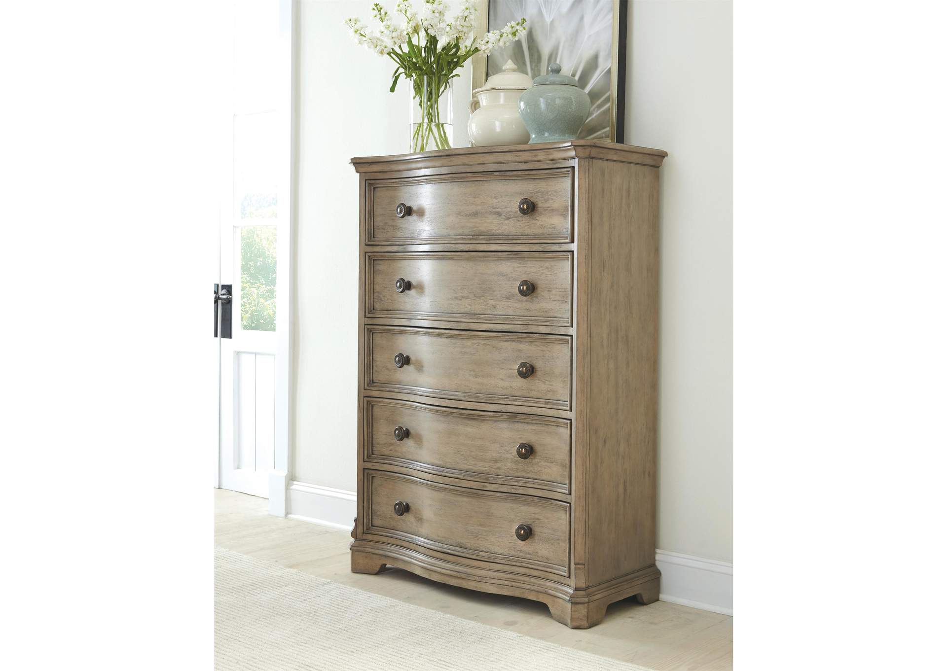 Corinne 5 - Drawer Chest,Riverside